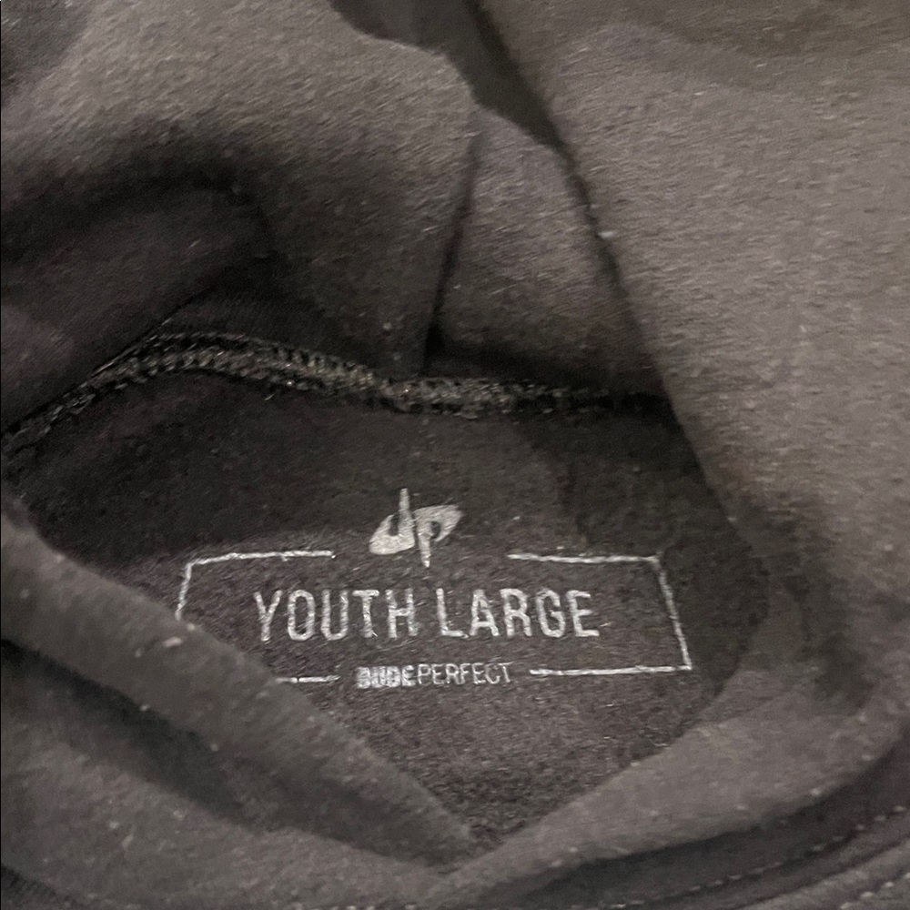 Dude Perfect Black Hoodie for Kids - Picture 8 of 9